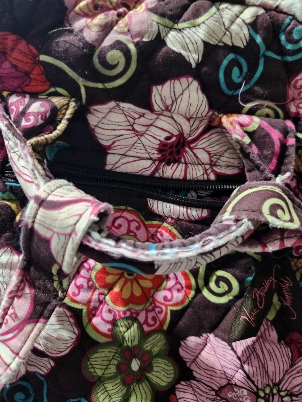 Vera Bradley Quilted Floral Multicolor Backpack